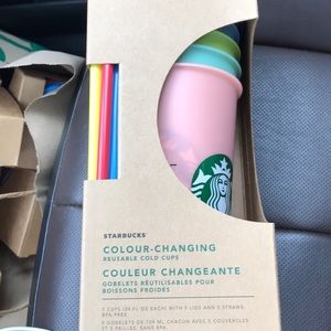 Starbucks color changing cups- new